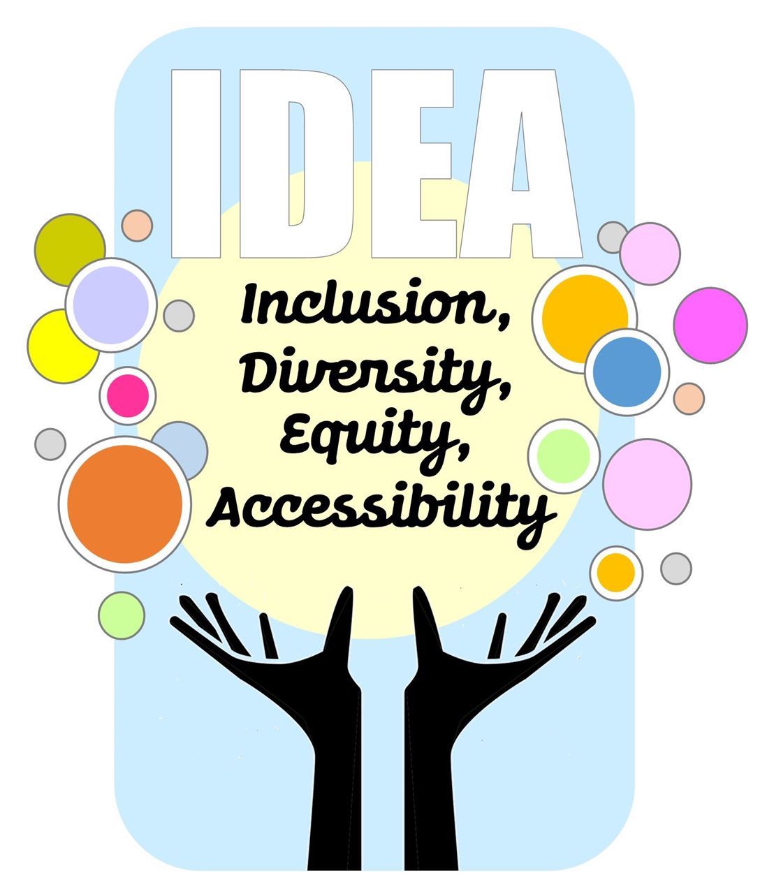 inclusion, diversity, equity, accessibility - facrl 2021 conference logo