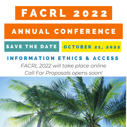 FACRL 2022 save the date graphic